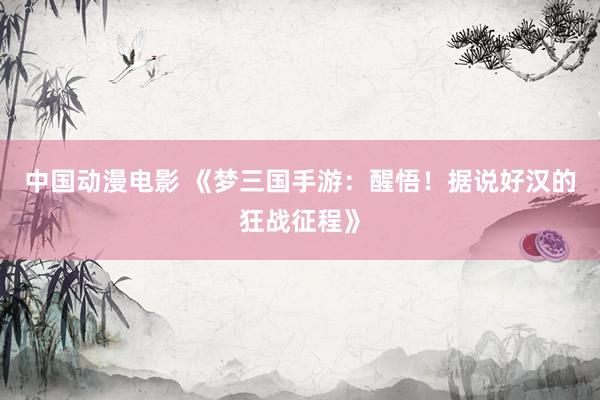 中国动漫电影 《梦三国手游：醒悟！据说好汉的狂战征程》